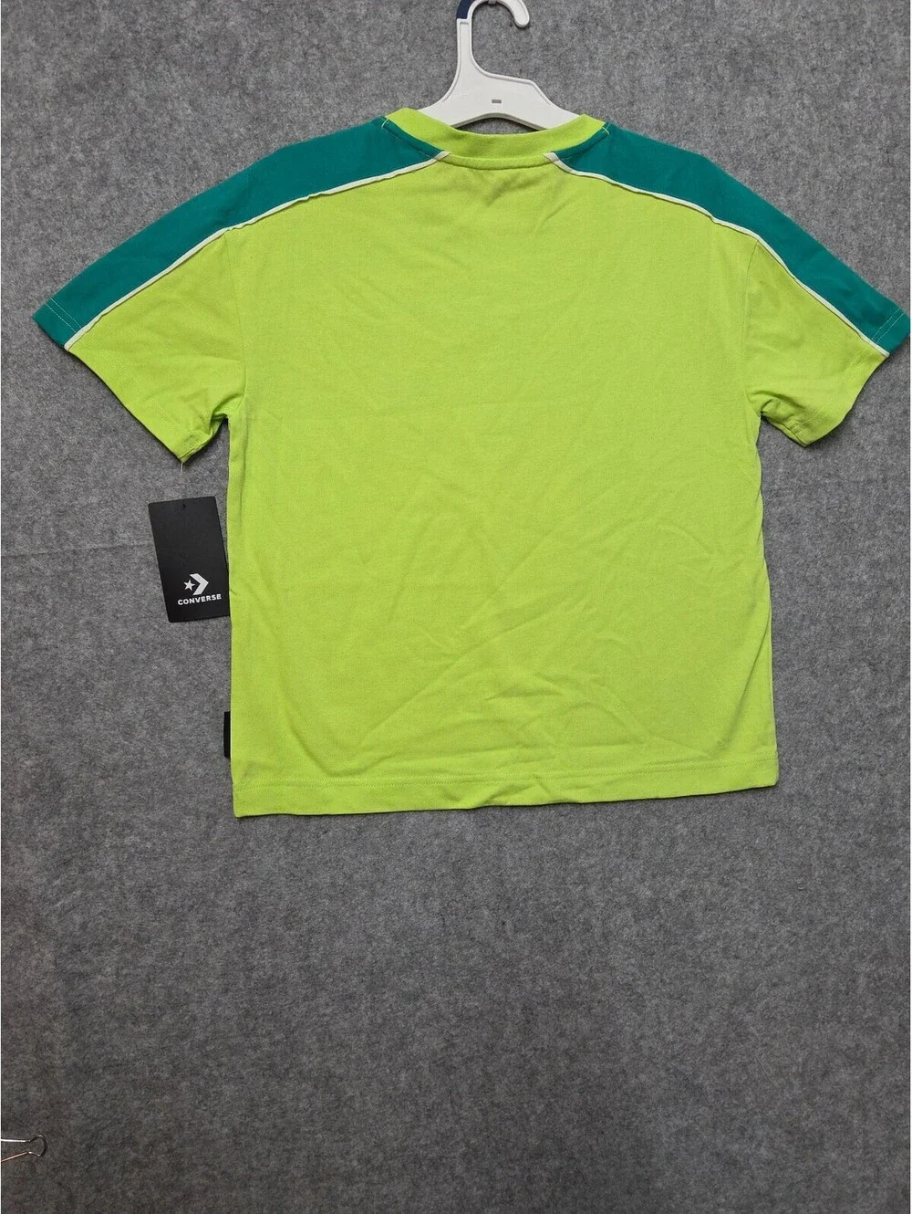 Converse Boys Neon Mantis T-Shirt Large Nwt